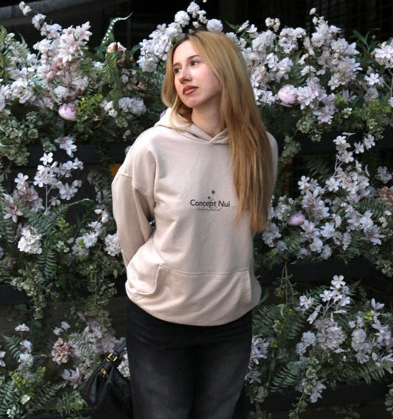 Beige Hoodie