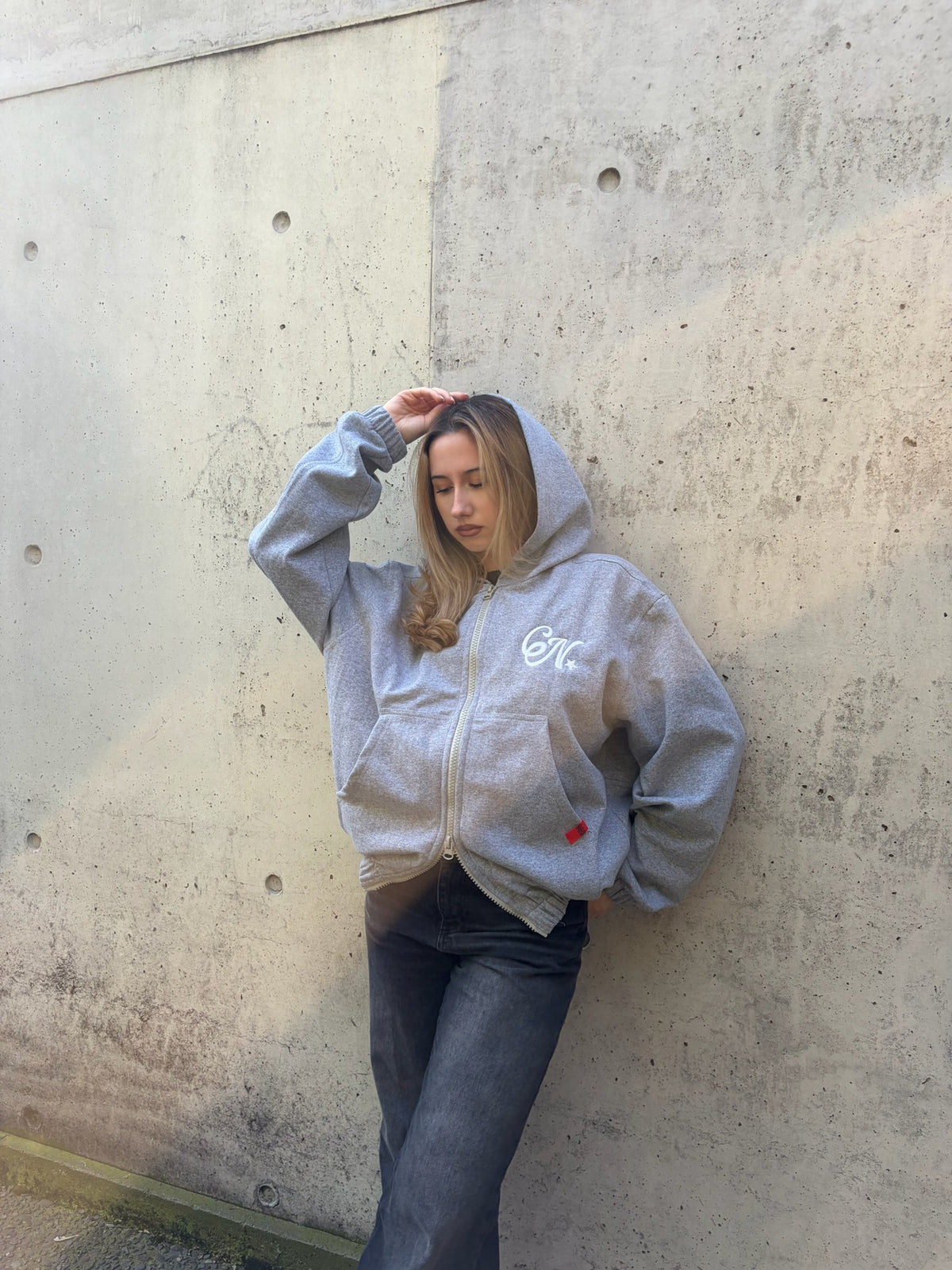 Hoodie Double Zipper