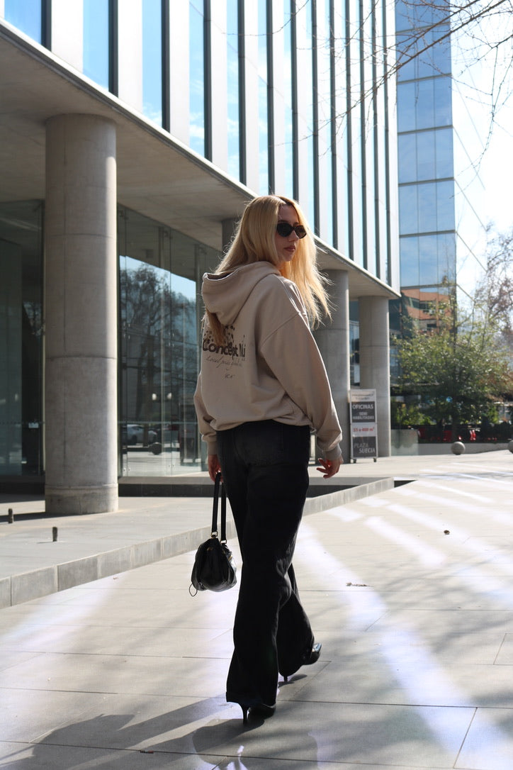 Beige Hoodie