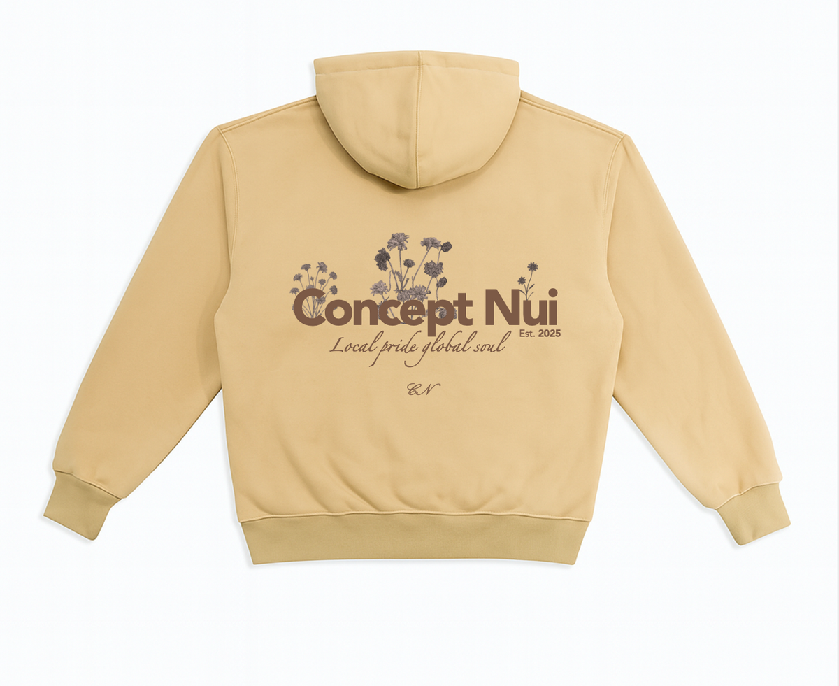 Beige Hoodie