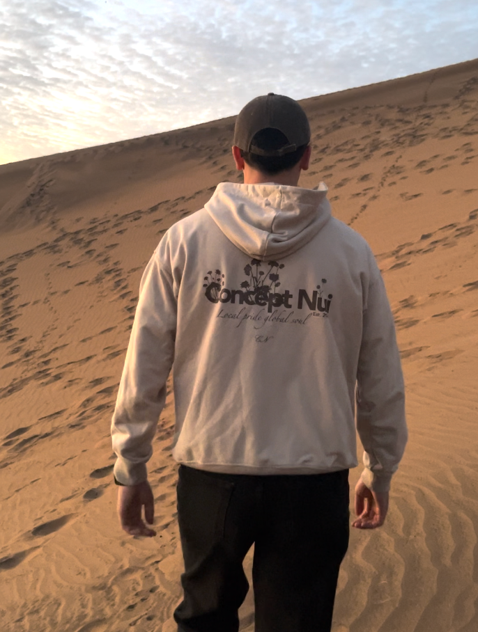 Beige Hoodie