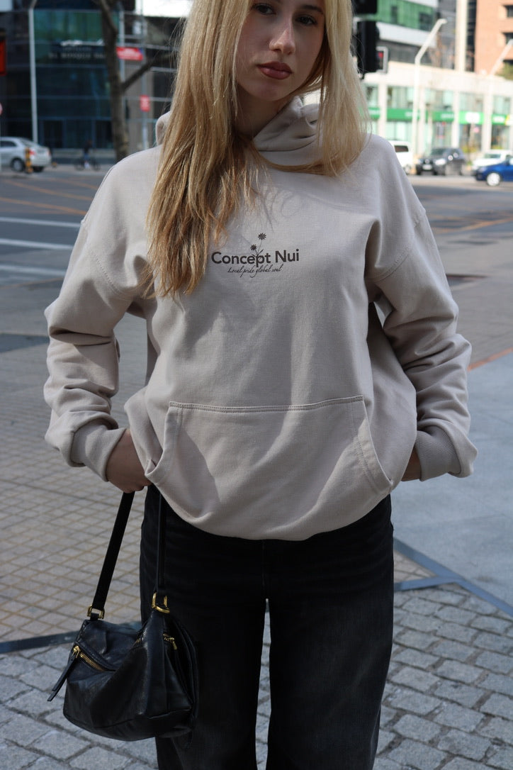 Beige Hoodie